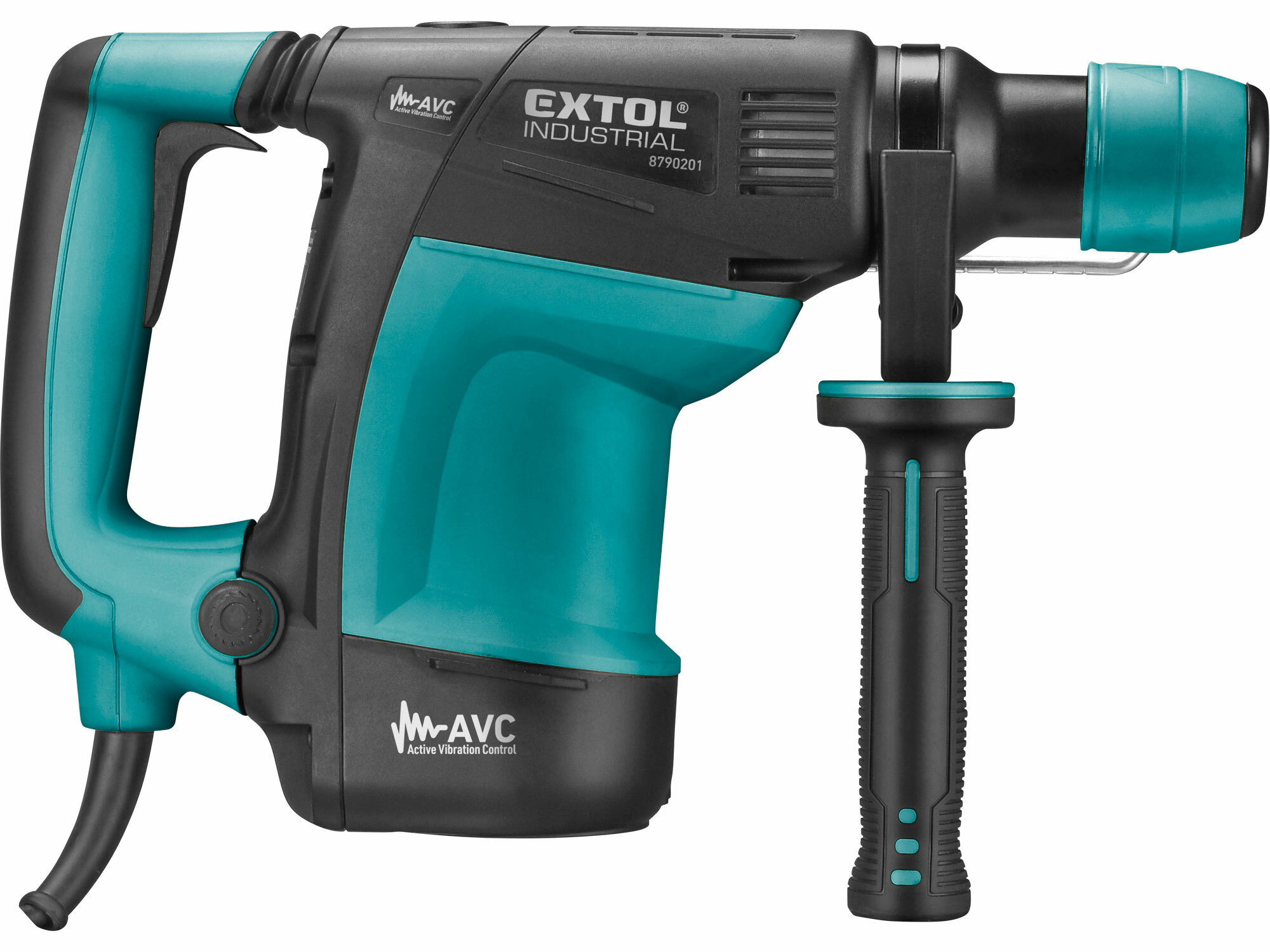 EXTOL INDUSTRIAL 8790201 Kladivo vŕtacie a sekacie, SDS-plus, príkon 1100W, energia úderu 7J