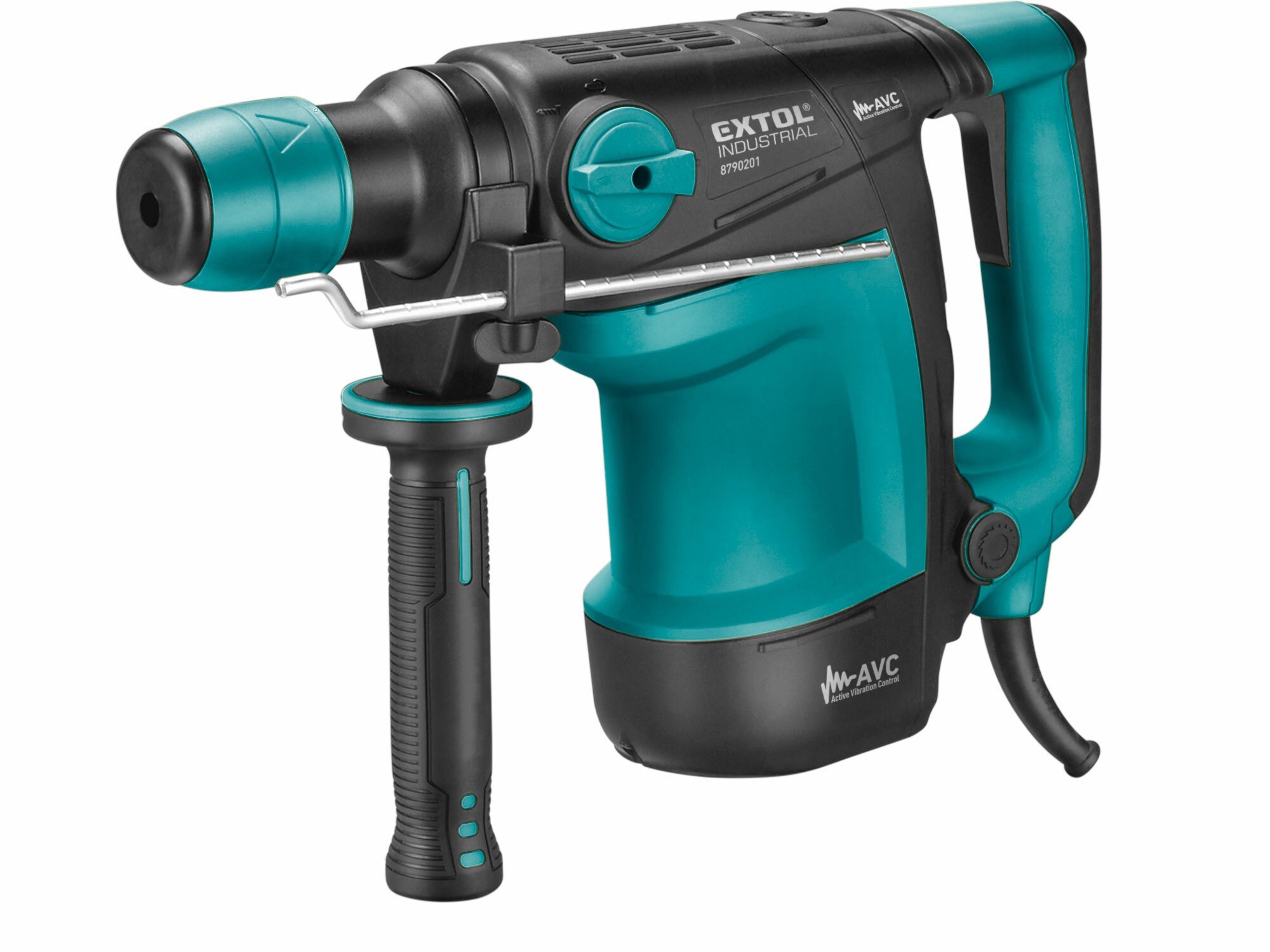 EXTOL INDUSTRIAL 8790201 Kladivo vŕtacie a sekacie, SDS-plus, príkon 1100W, energia úderu 7J