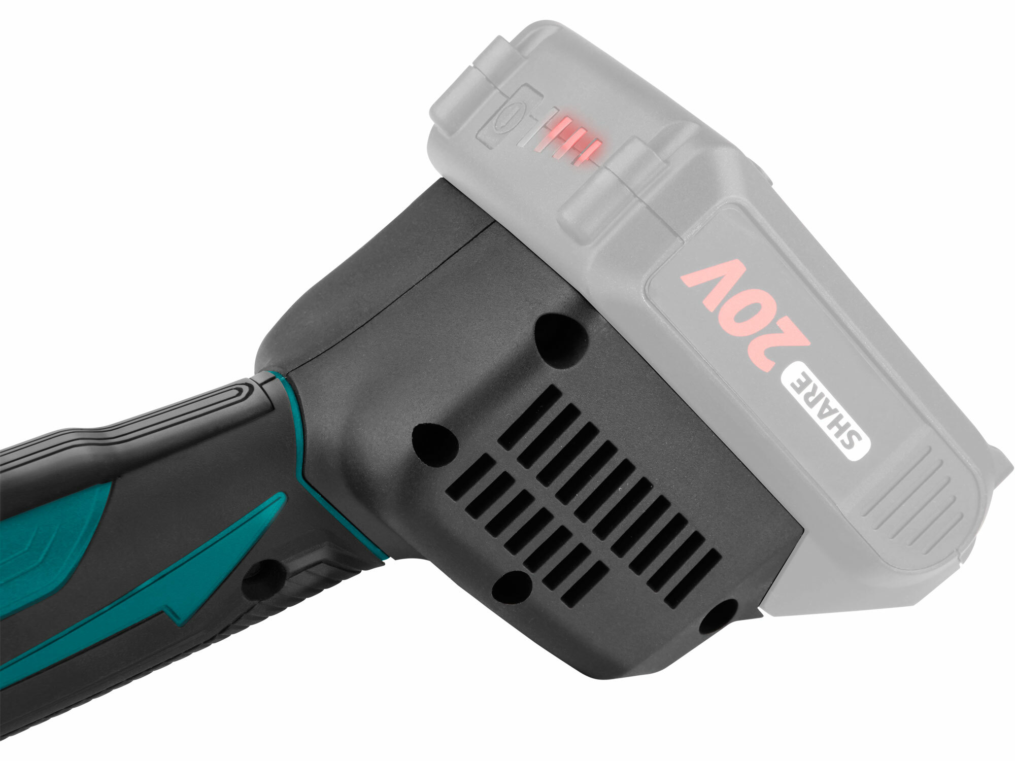 EXTOL INDUSTRIAL 8791831 Nožnice na plech vystrihovacie aku Share20V, bez aku, max. 2,5mm, bezuhlíkový motor