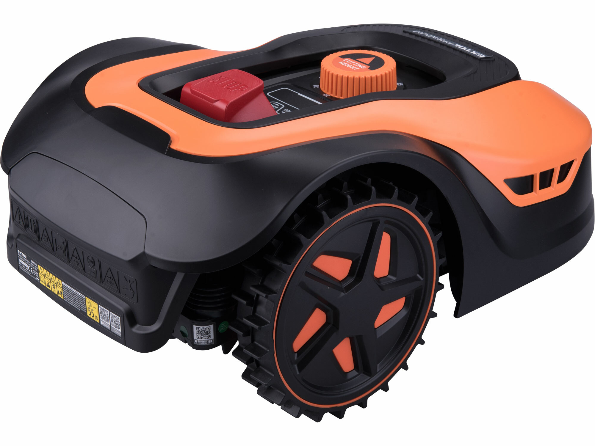 EXTOL PREMIUM 8895651 Kosačka robotická, 900m², 20V/5,5Ah, nôž 180mm, wifi, bluetooth