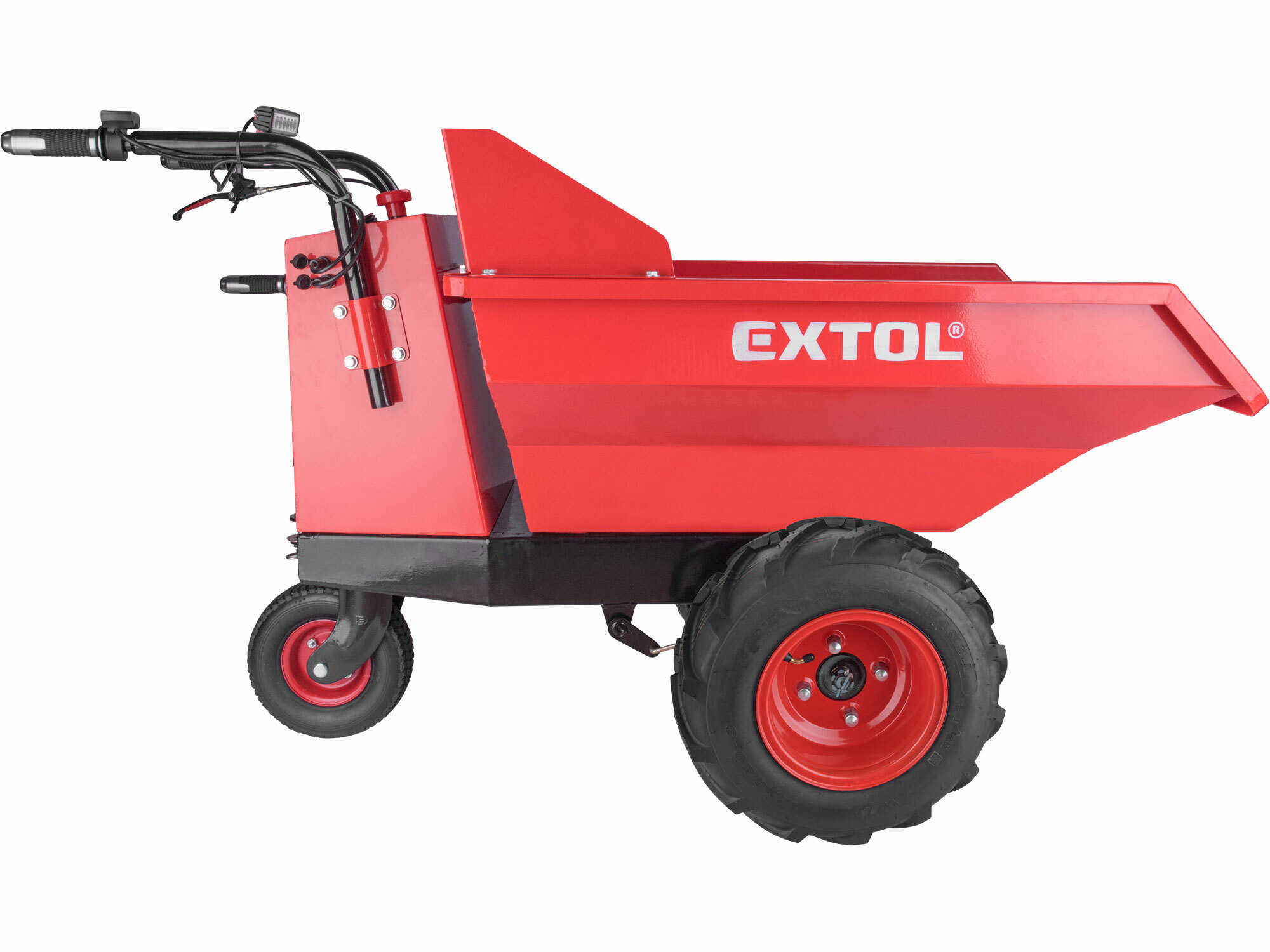 EXTOL PREMIUM 8891591 Dumper - transportér s elektrickým pohonom, 400kg, 200l, 48V/15Ah