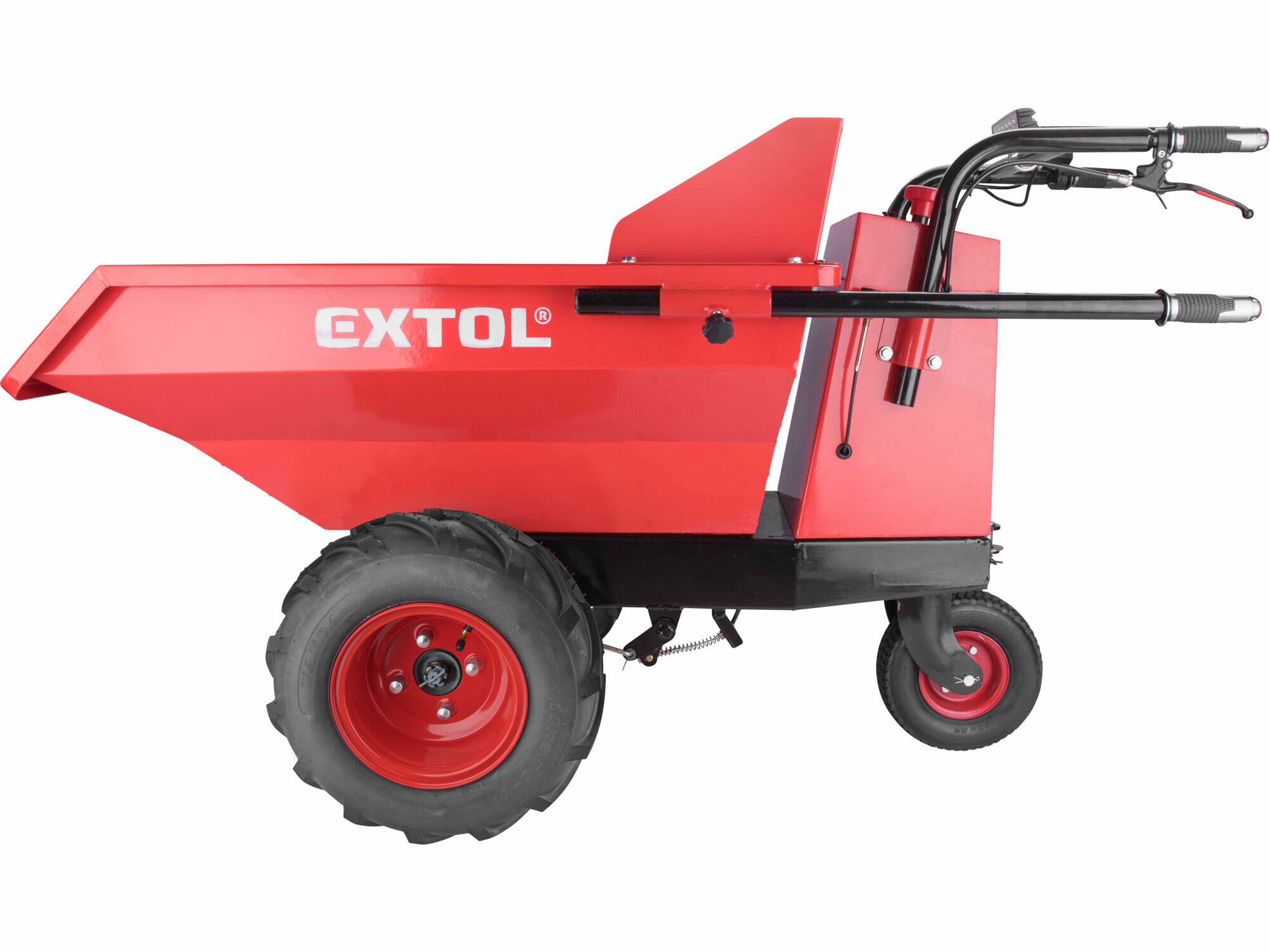 EXTOL PREMIUM 8891591 Dumper - transportér s elektrickým pohonom, 400kg, 200l, 48V/15Ah