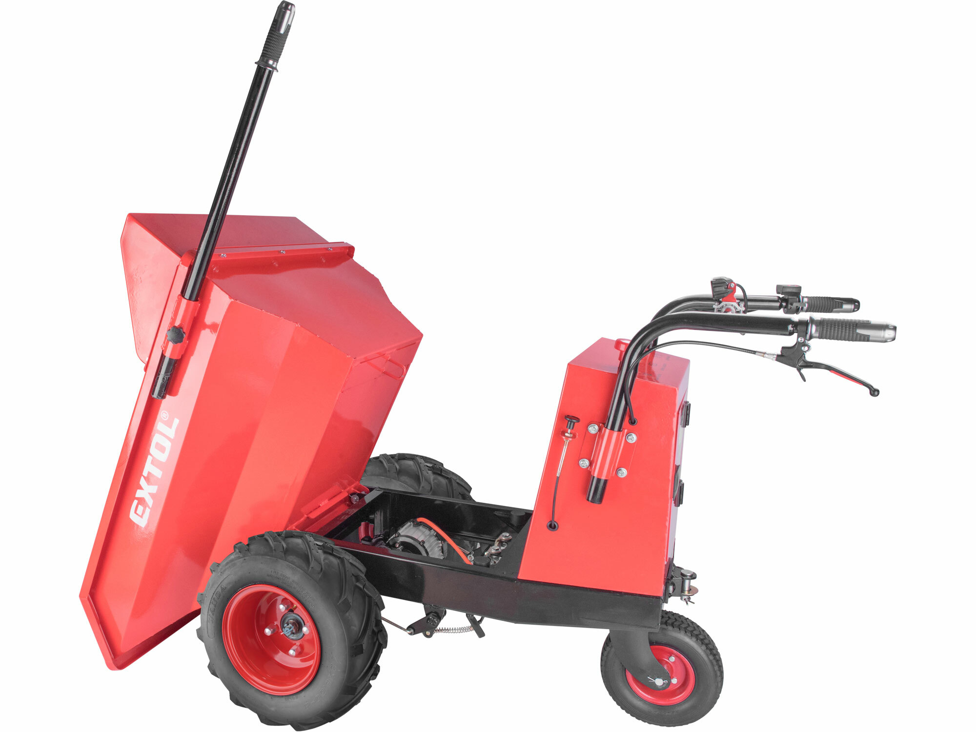 EXTOL PREMIUM 8891591 Dumper - transportér s elektrickým pohonom, 400kg, 200l, 48V/15Ah