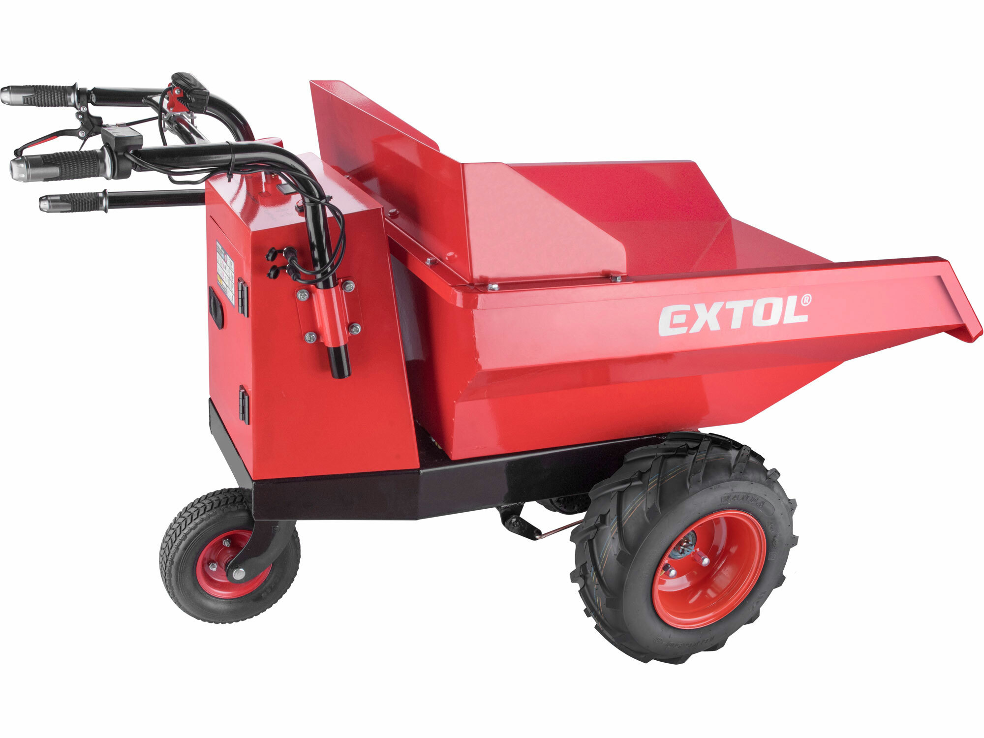 EXTOL PREMIUM 8891591 Dumper - transportér s elektrickým pohonom, 400kg, 200l, 48V/15Ah