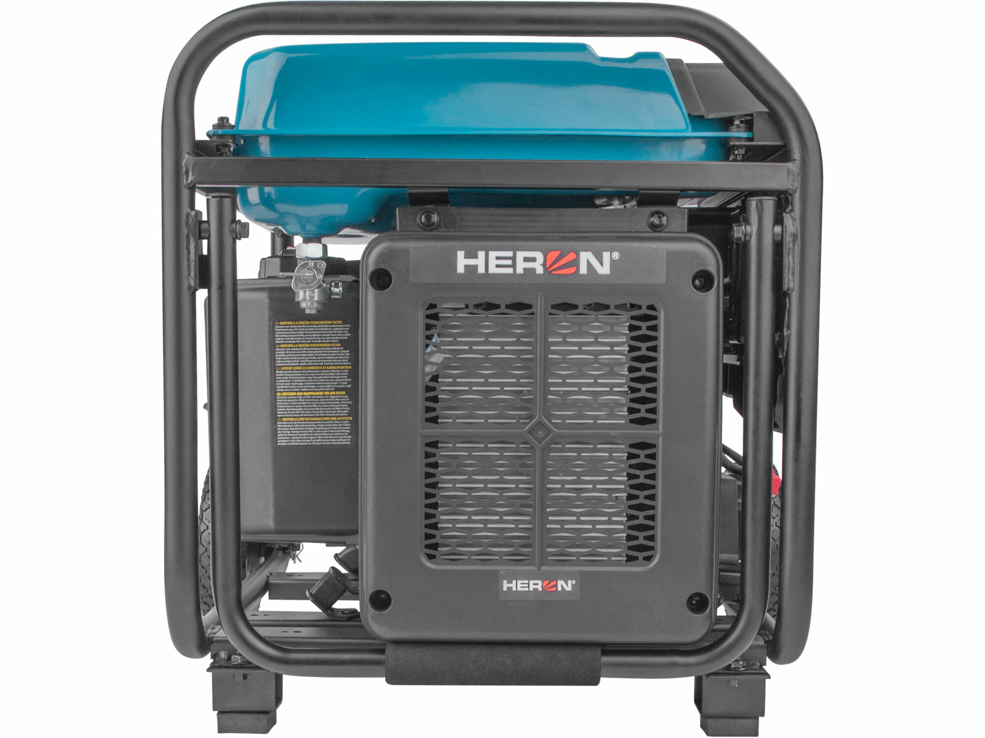 HERON 8896233 Elektrocentrála invertorová rámová 1F, 6,5kW, 9,5HP, elektrický štart s DO