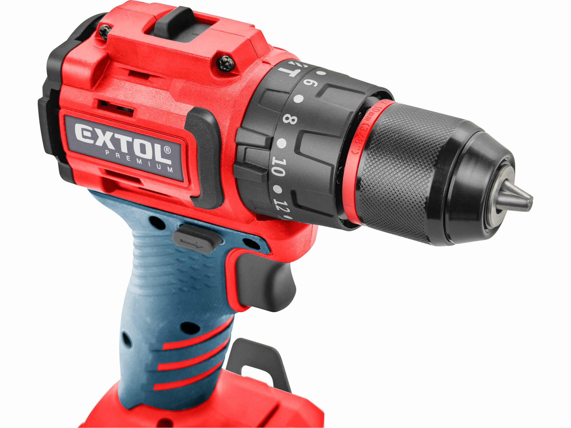 EXTOL PREMIUM 8891808 Vŕtačka s príklepom aku kompaktná Share20V, 1x 2Ah, 50Nm, bezuhlíkový motor