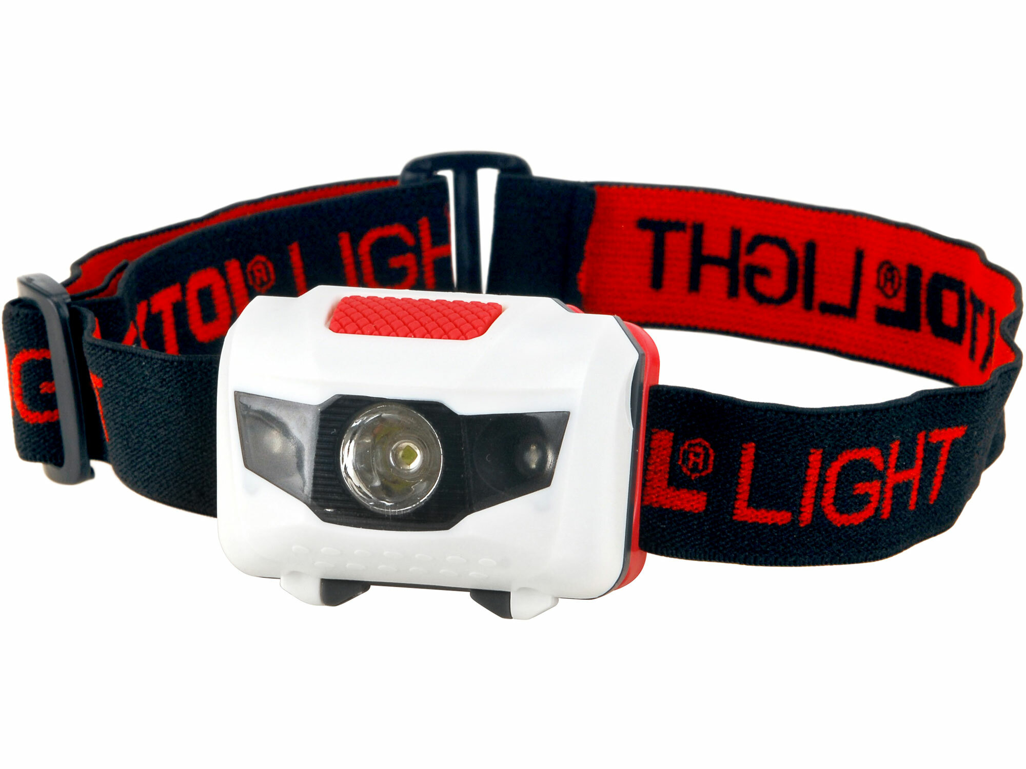 EXTOL LIGHT 43102 Čelovka 1W + 2LED, 4 režimy svietenia, max. dosvit 15m