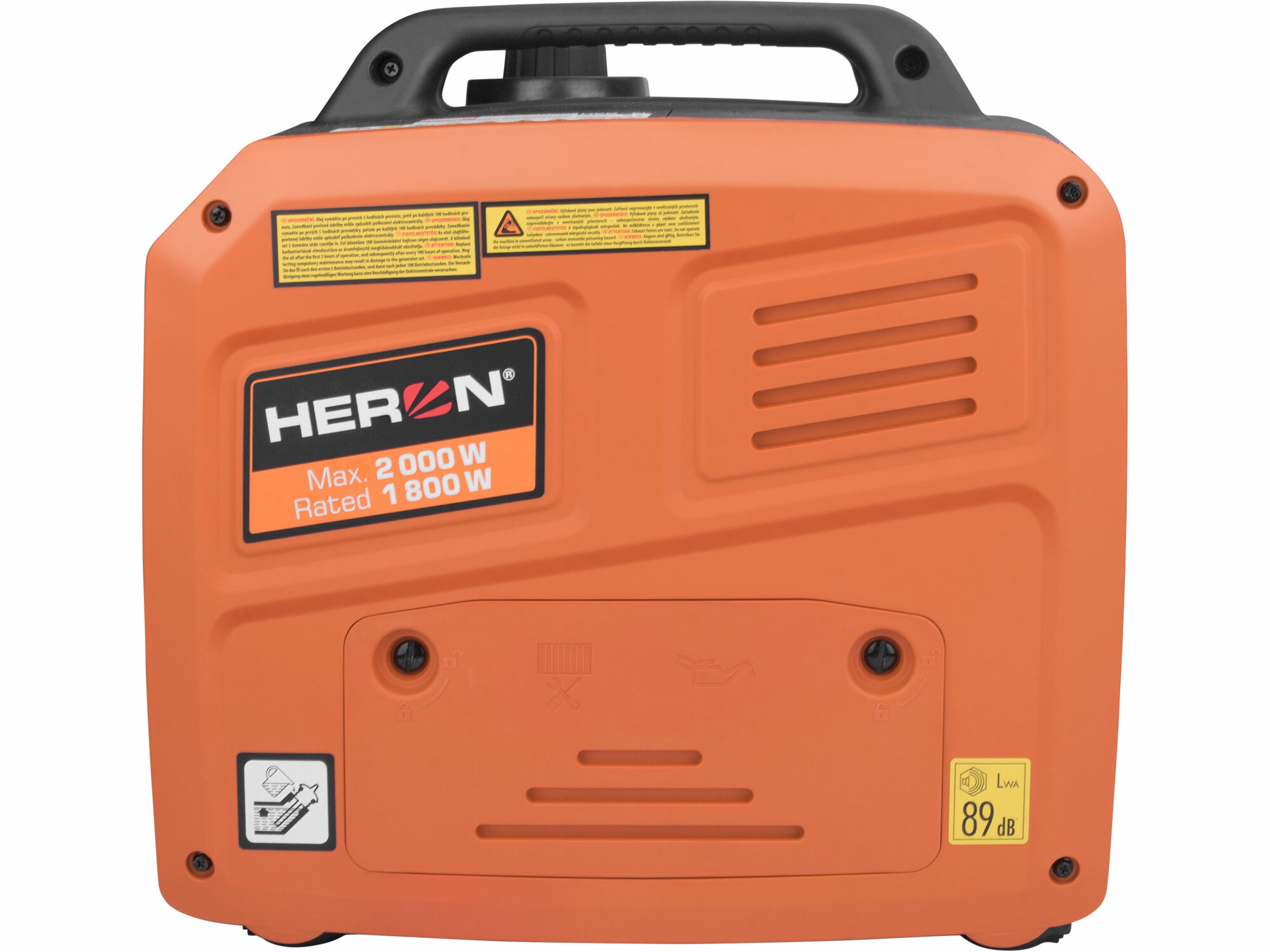 HERON 8896223 Elektrocentrála invertorová tichá 1F, 2,0kW, ručný štart