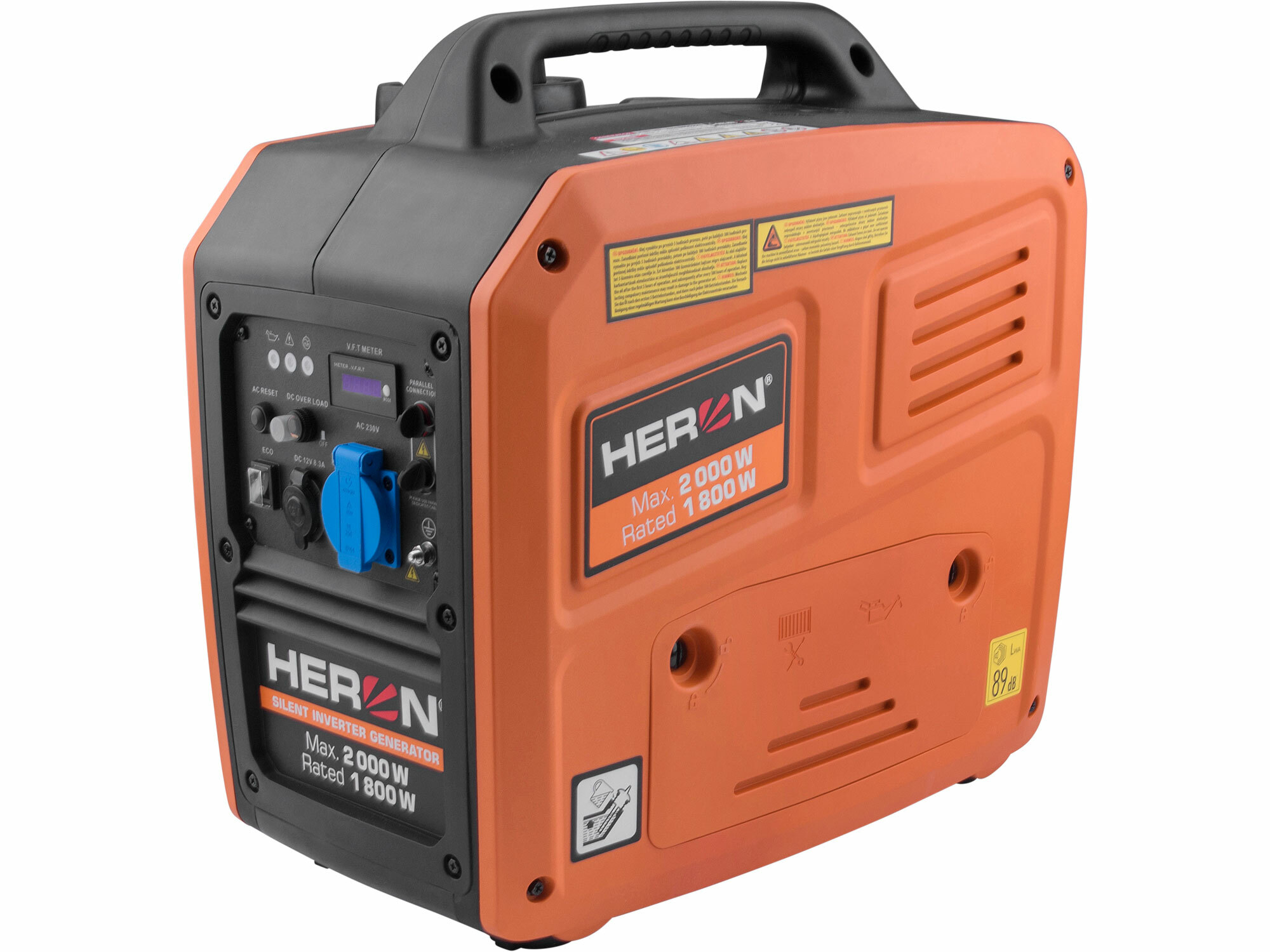 HERON 8896223 Elektrocentrála invertorová tichá 1F, 2,0kW, ručný štart