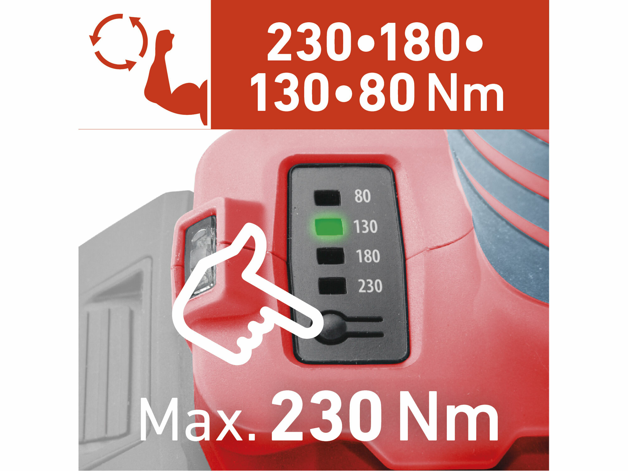 EXTOL PREMIUM 8891815 Uťahovač rázový aku Share20V, bez aku, 1/4" šesťhran na bity, 230Nm, bezuhlíkový motor