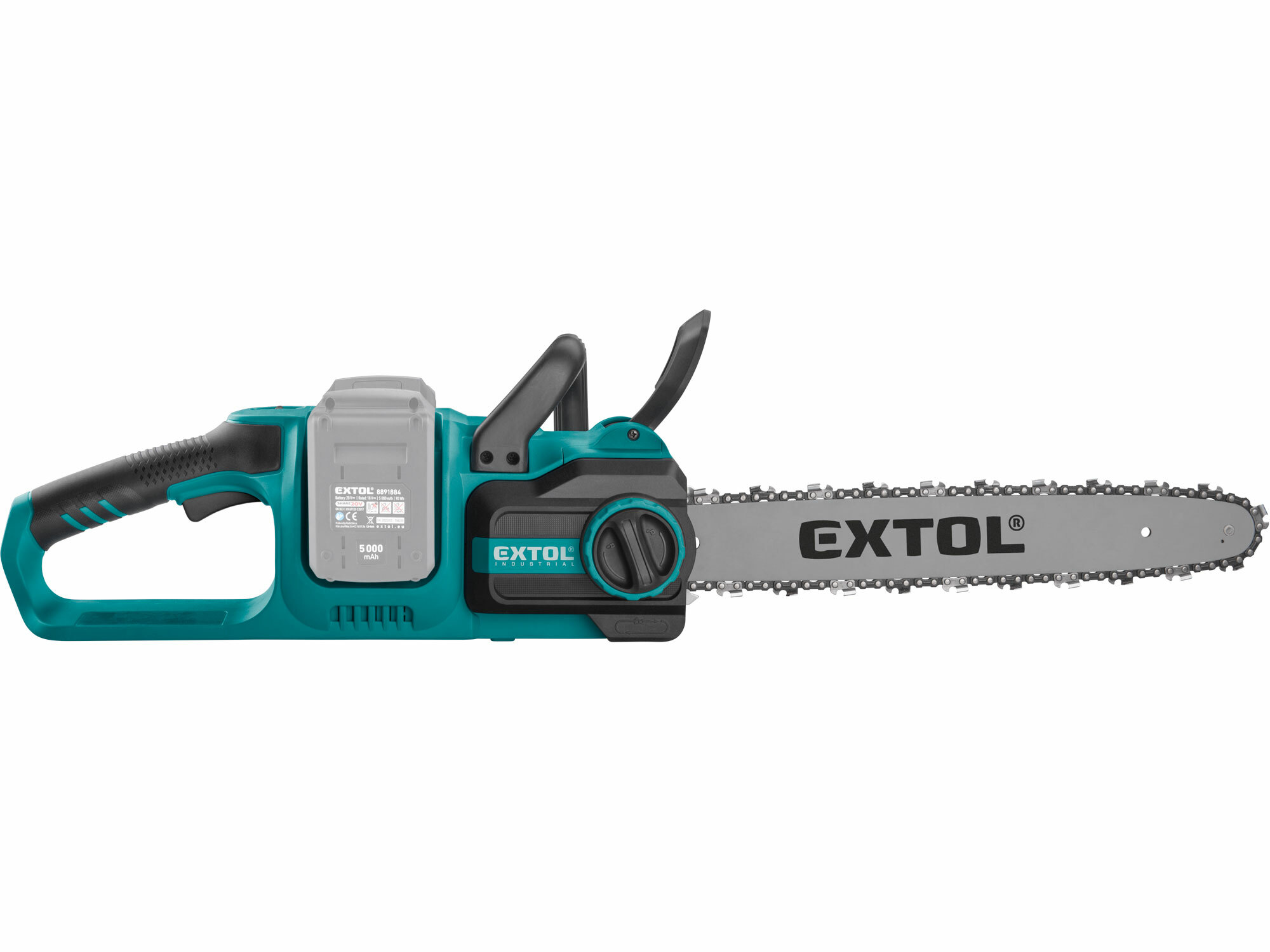 EXTOL INDUSTRIAL 8791921 Píla reťazová Share20V, bez aku, čepeľ 455mm, bezuhlíkový motor