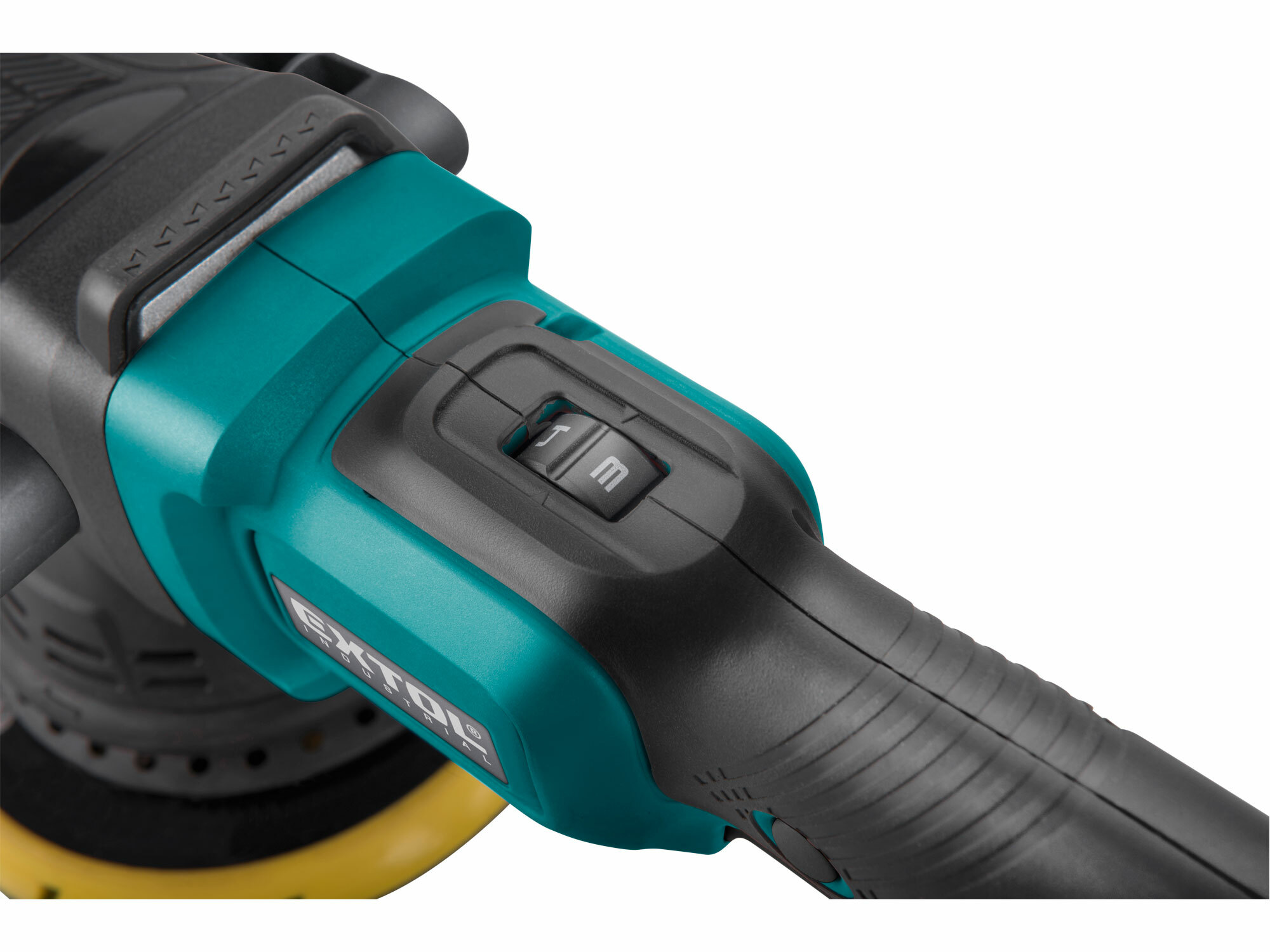 EXTOL INDUSTRIAL 8791844 Leštička orbitálna excentrická Share20V, 1x 2Ah Li-ion, 2,4A nabíjačka, 150mm, suchý zips