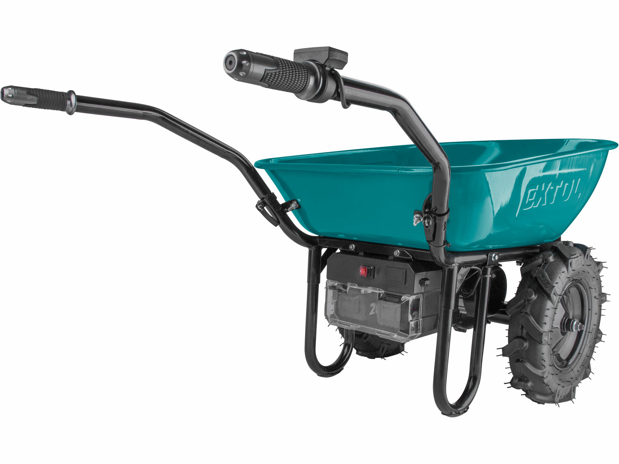 EXTOL INDUSTRIAL 8791941 Fúrik na aku pohon dvojkolesový Share20V, bez aku, 100L, max. 260kg
