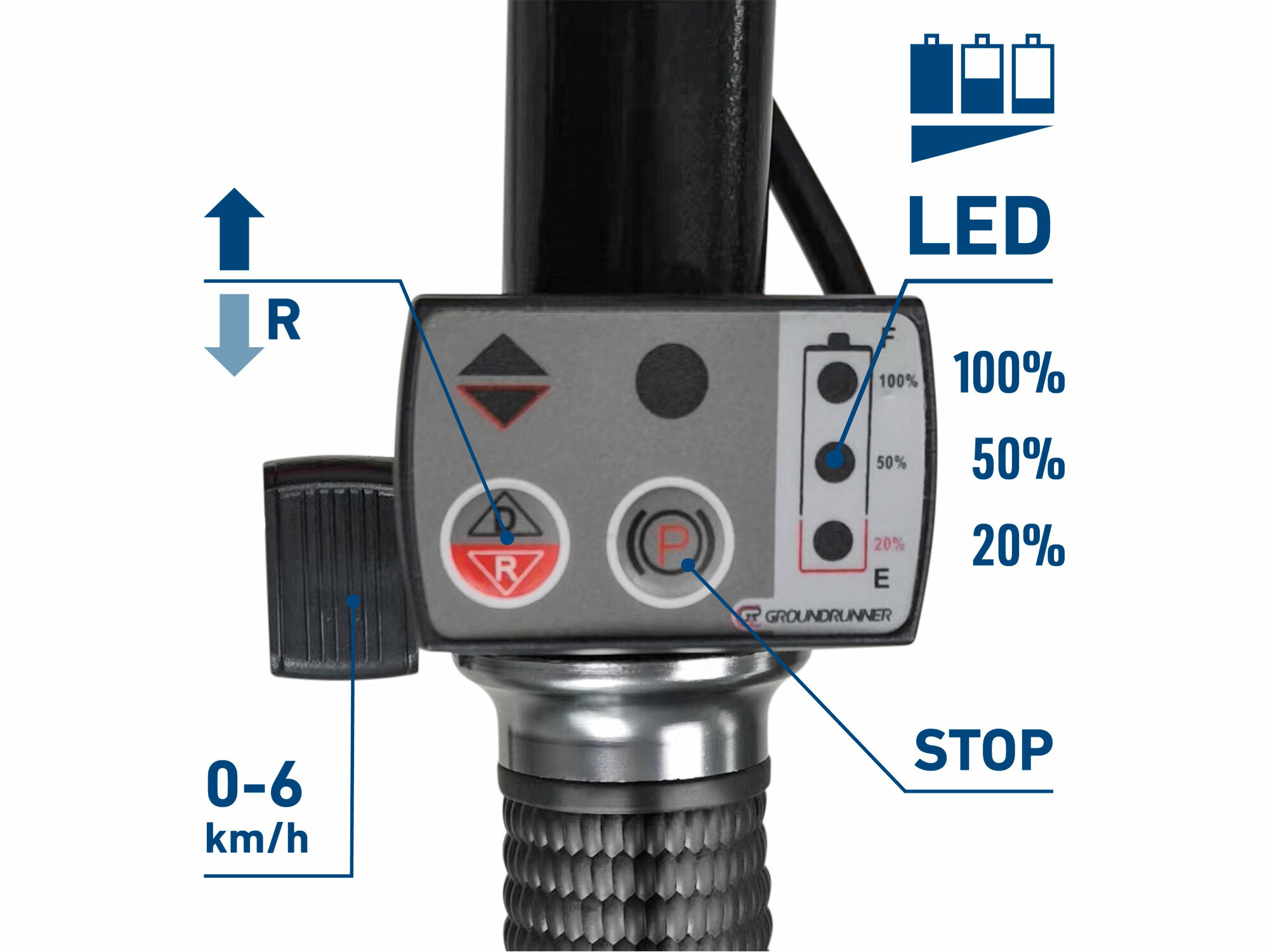 EXTOL CRAFT 402600 Fúrik na akumulátorový pohon, 80L, max. 150kg, olovený aku 24V/12Ah, nabíjačka 2A