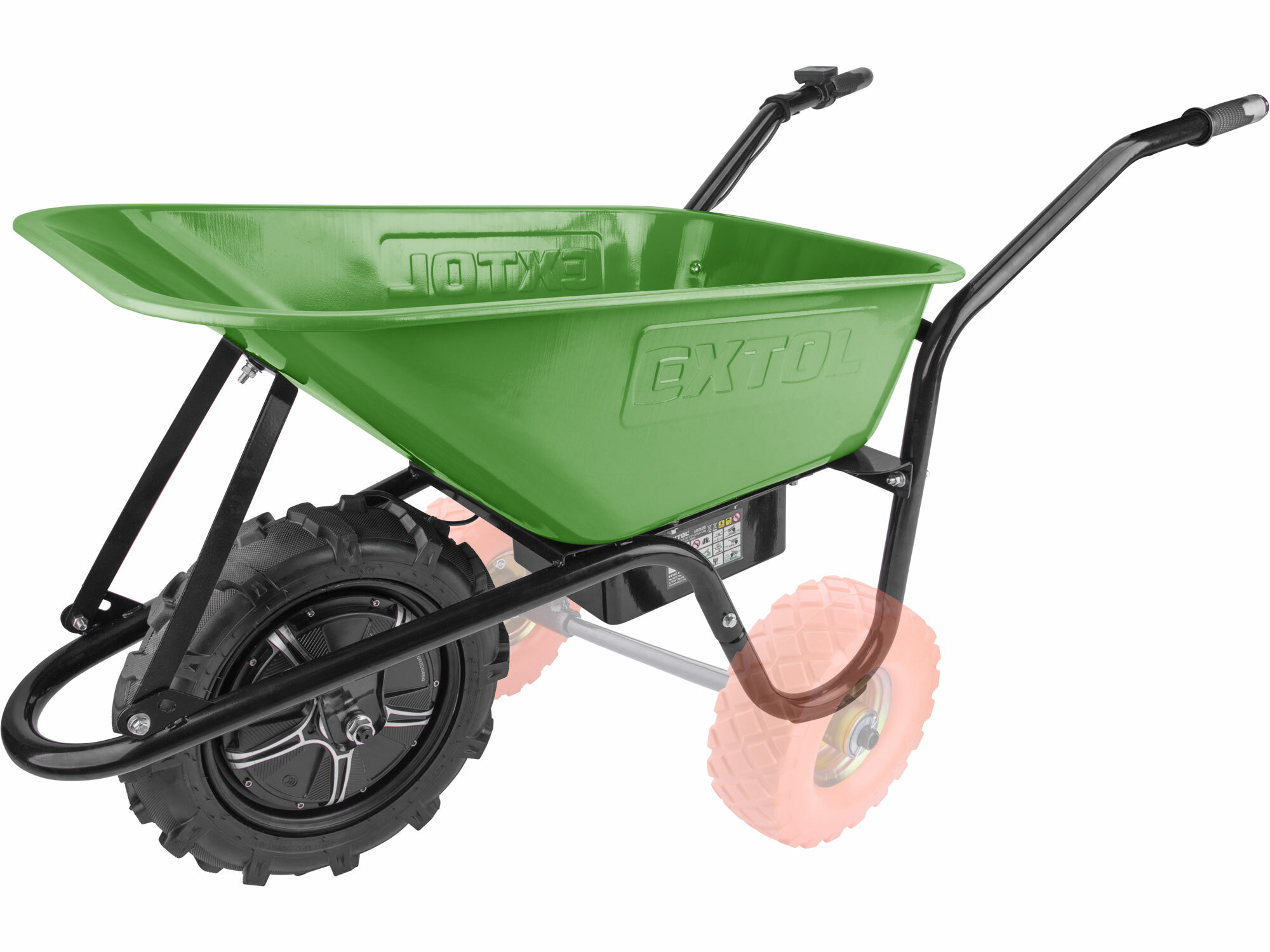 EXTOL CRAFT 402600 Fúrik na akumulátorový pohon, 80L, max. 150kg, olovený aku 24V/12Ah, nabíjačka 2A