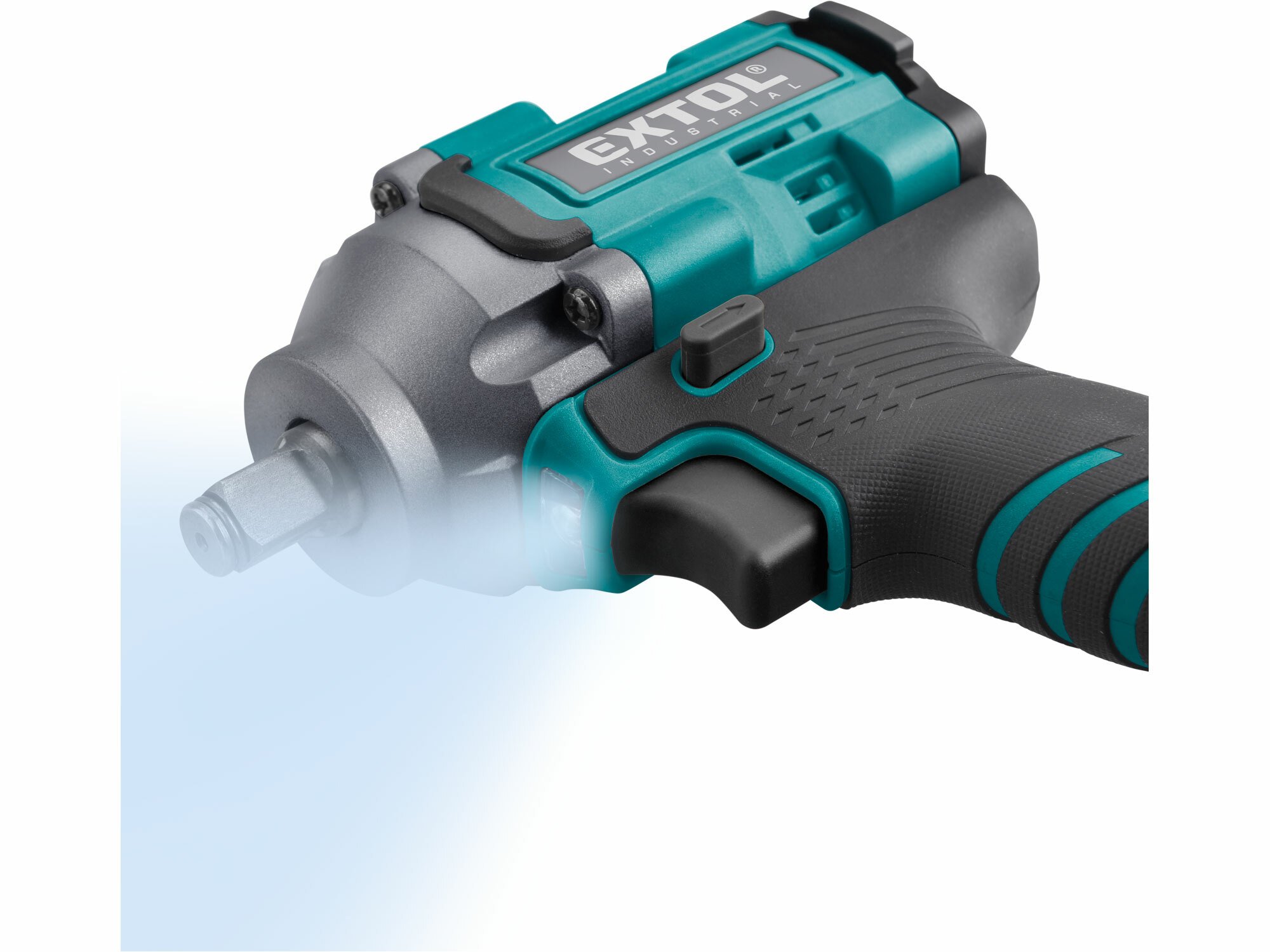EXTOL INDUSTRIAL 8791815 Uťahovač rázový aku Share20V, 1/2", bez aku, 500Nm, bezuhlíkový motor