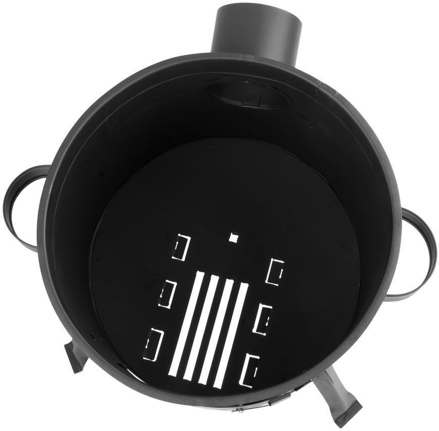 Súprava kotlová Partyset 13 lit. – Kompletný guľášový set: nerezový kotlík, kotlina, dymovod a naberačka