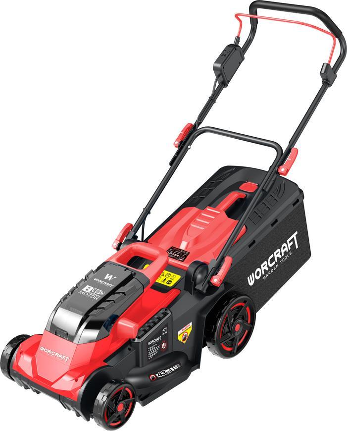 Worcraft CLM-S40LiBH ShareSYS AKU kosačka 43 cm bezuhlíková 2x20V (bez batérie)