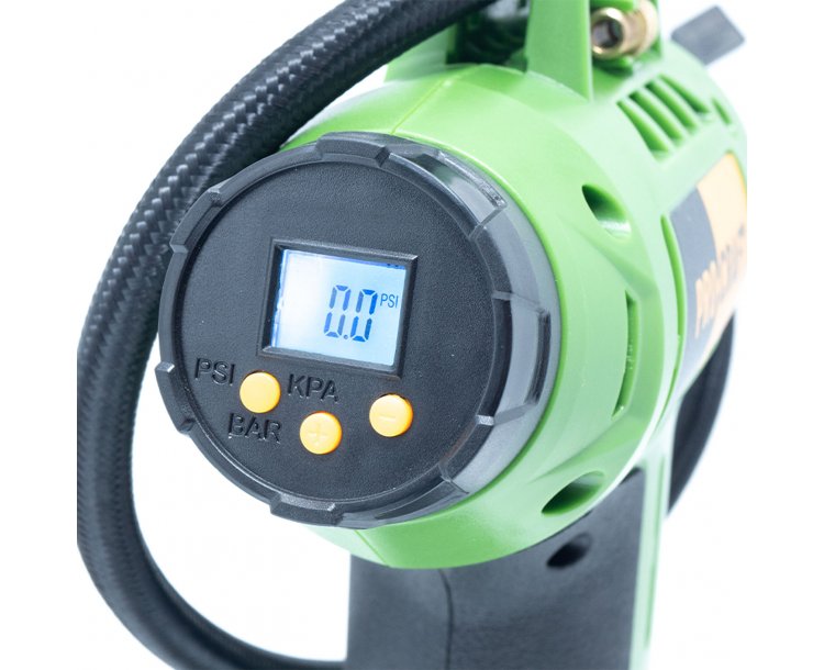 Procraft LK20 Aku kompresor 20V (11 bar) s LCD displejom a automatickým vypnutím