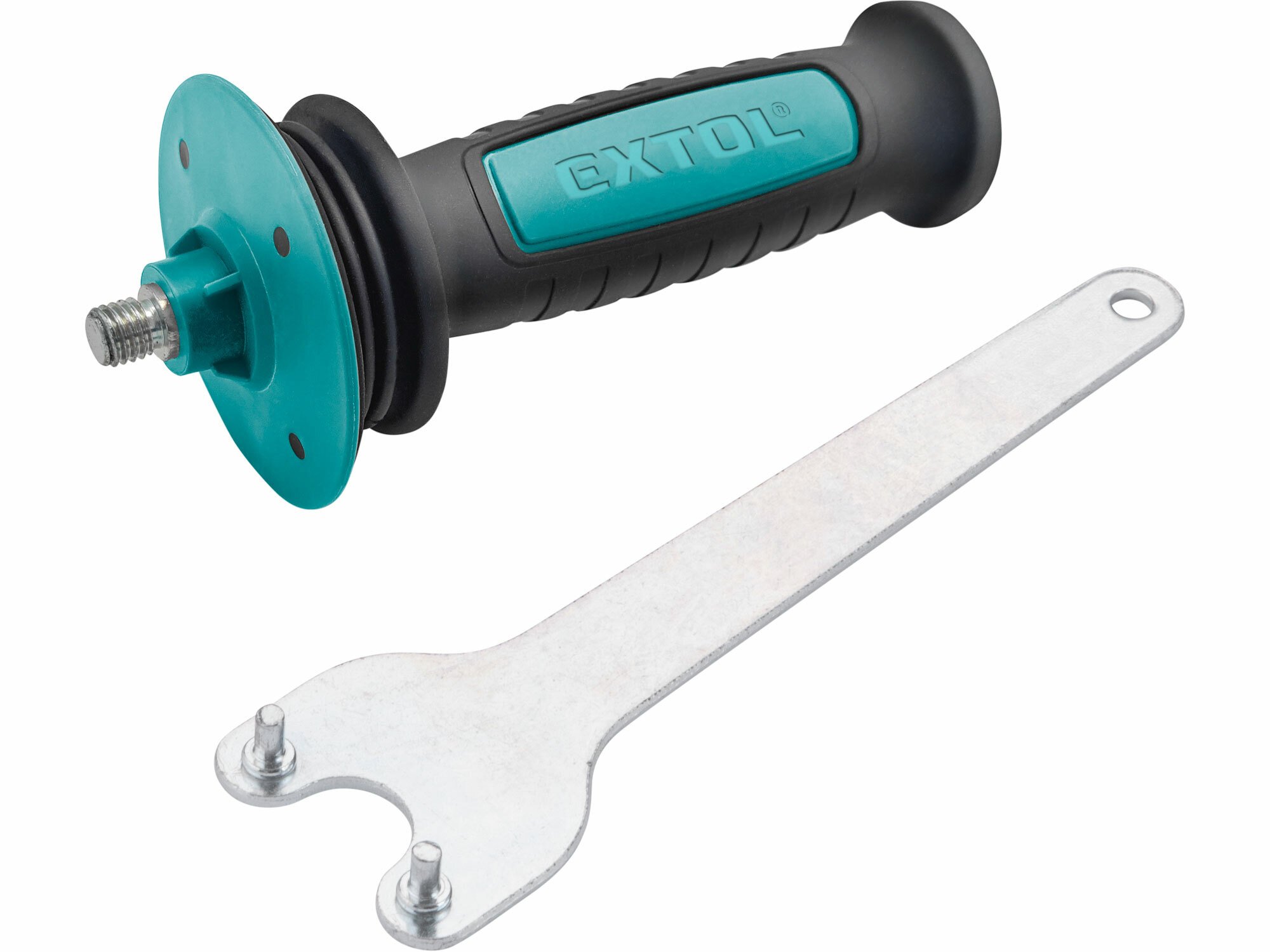 EXTOL INDUSTRIAL 8792010 Brúska uhlová 125mm, 1550W, regulácia otáčok, bezuhlíkový motor