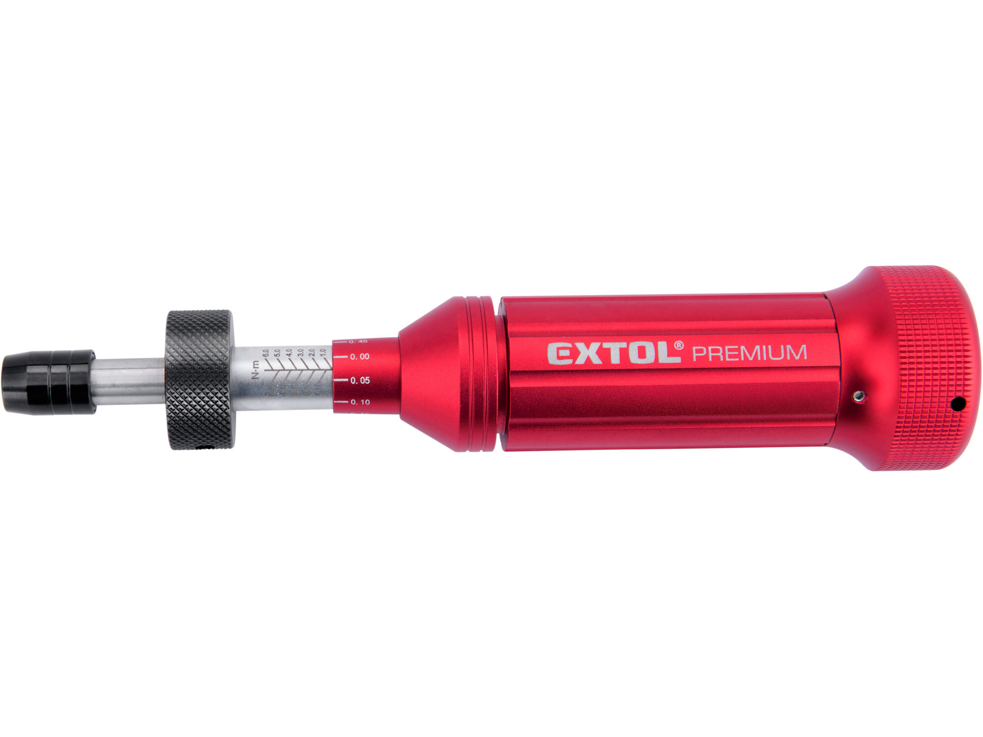 EXTOL PREMIUM 8825301 Skrutkovač momentový 1/4" štvorhran, 1-6Nm, dĺžka 204mm