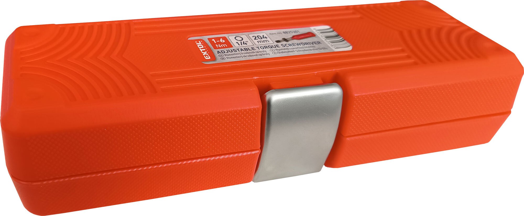 EXTOL PREMIUM 8825301 Skrutkovač momentový 1/4" štvorhran, 1-6Nm, dĺžka 204mm