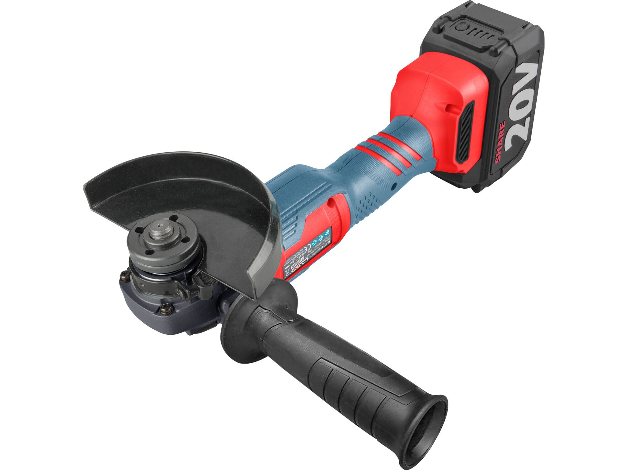 EXTOL PREMIUM 8891838 Brúska uhlová aku Share20V, 1x 4Ah, 125mm, bezuhlíkový motor