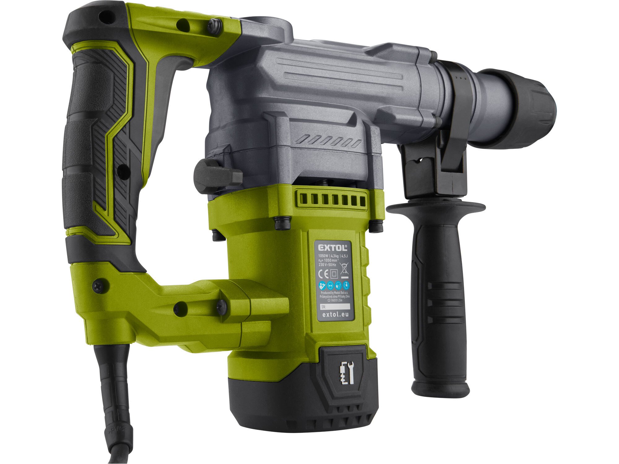 EXTOL CRAFT 401233 Kladivo vŕtacie a sekacie, SDS-plus, 1050W, 4,5J, kufor