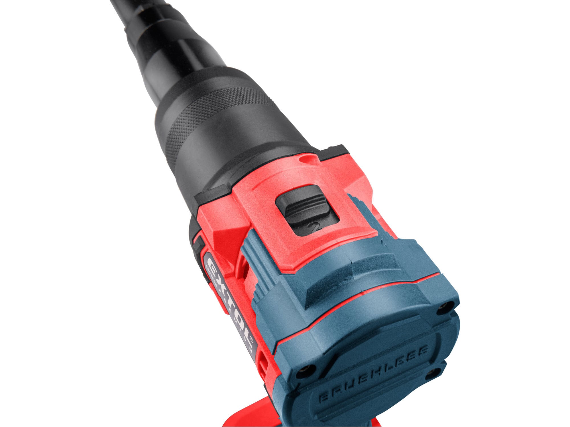 EXTOL PREMIUM 8891868 Pištoľ nitovacia aku Share20V, 1x 2Ah, 3,2-4,8mm, 12000N, dĺžka ťahu 16mm