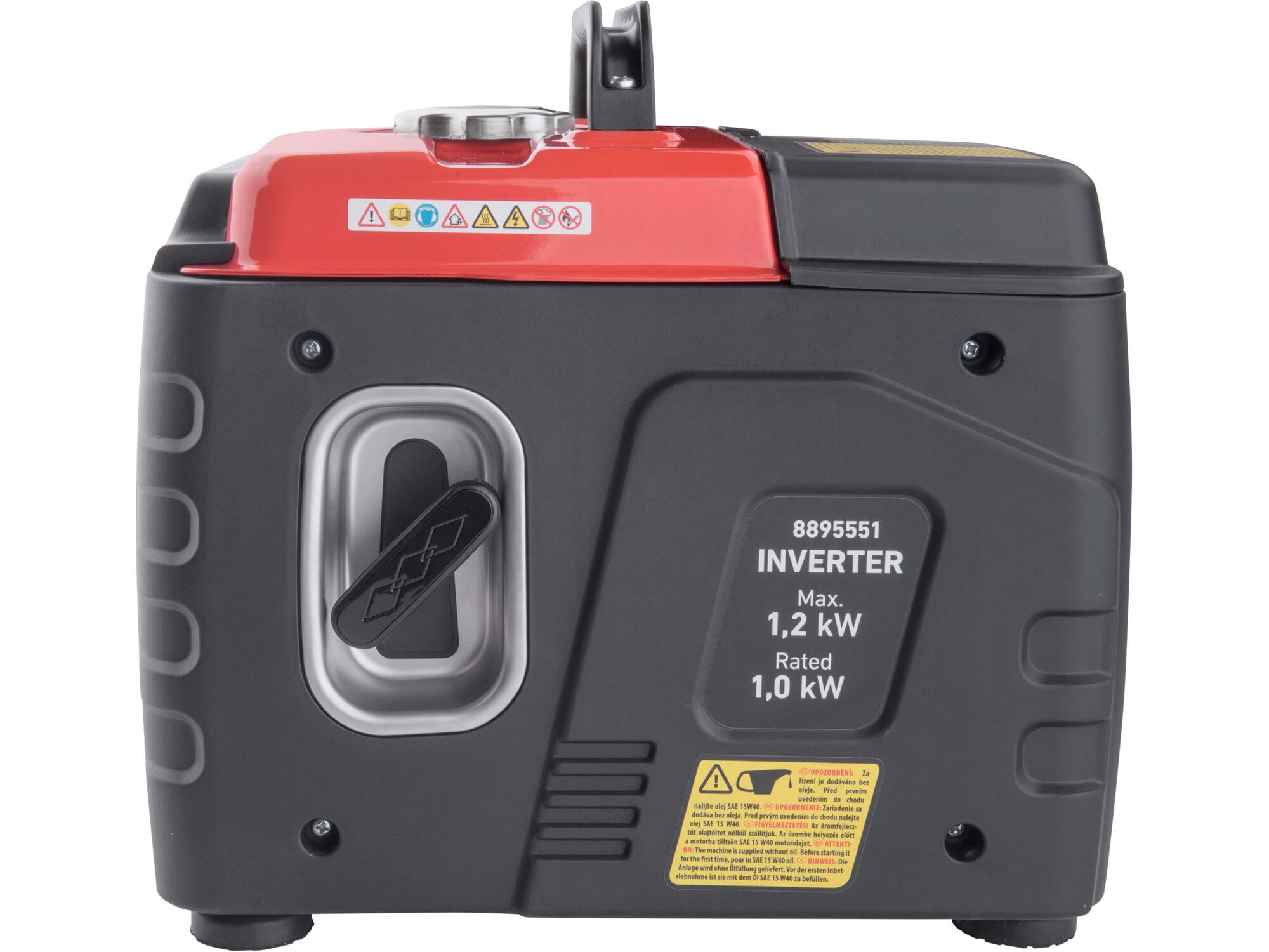 EXTOL PREMIUM 8895551 Elektrocentrála invertorová rámová 1F, 1,2kW, 1,75HP, ručný štart