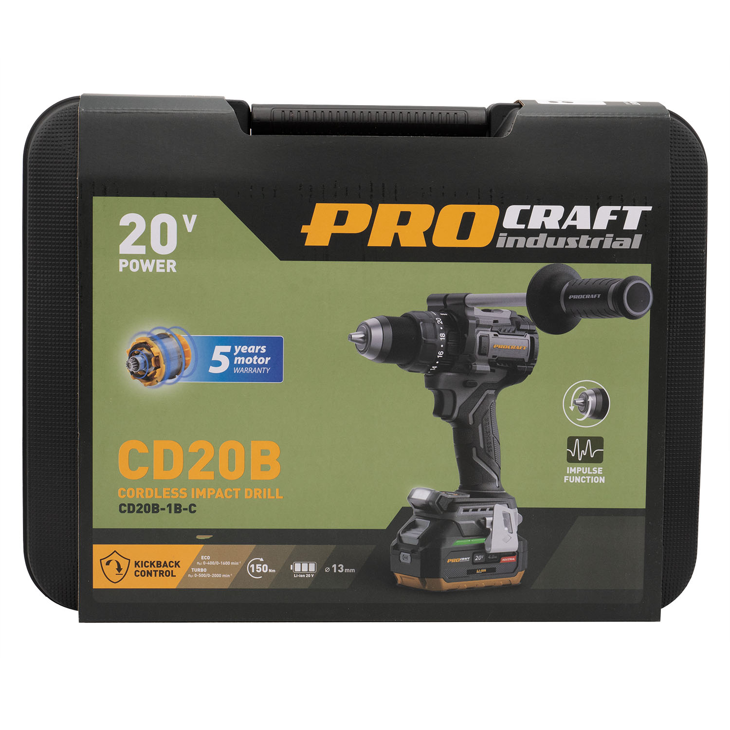 Procraft CD20B-1b-c Aku skrutkovač