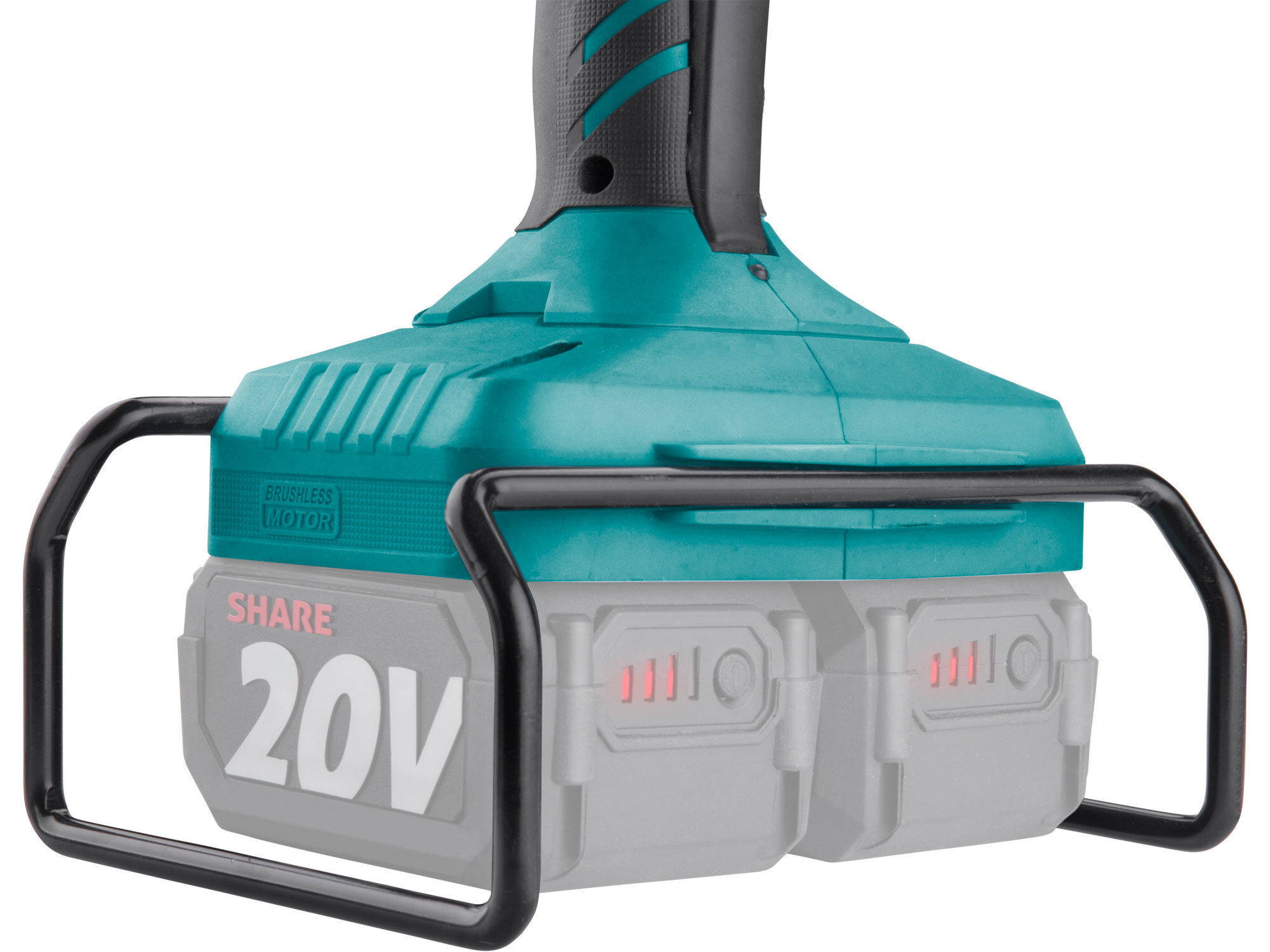EXTOL INDUSTRIAL 8791847 Brúska uhlová Share20V, 2x 4Ah, 150mm, 40V bezuhlíkový motor