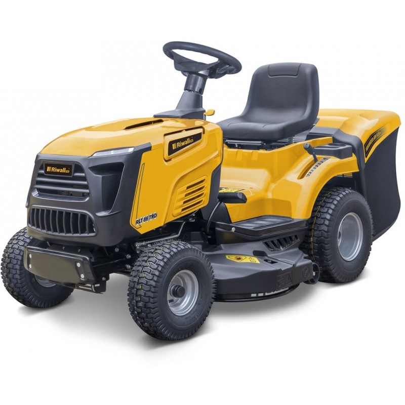 Riwall PRO RLT 86 TRD – Záhradný trávny traktor 86 cm s mechanickou prevodovkou a 245 l košom