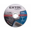EXTOL CRAFT 106902 Kotúč rezný na kov 5ks, 125x1,0mm