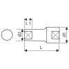 Hlavica 1/4" 14 mm predĺžená E113762