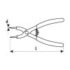Kliešte na poistné krúžky 145 mm E117913