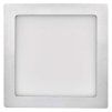 LED panel 225×225, štvorcový prisadený strieb., 18W neut.b.