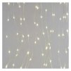 LED vianočná drop reťaz – záclona, 2,9x1,5 m, vonkajšia aj vnútorná, teplá biela, programy