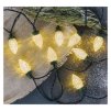LED vianočná reťaz – šišky, 9,8 m, vonkajšia aj vnútorná, teplá biela, programy