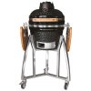 Gril Strend Pro Kamado Egg 16", priemer 33,50 cm, gril výška 73 cm, čierny, 40x57x97,50 cm