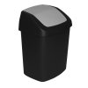 Kôš Curver® SWING BIN, 15 lit., 24.8x30.6x41.8 cm, čierny/sivý, na odpad