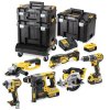 DEWALT DCK654P3T KOMBO SADA 18V 3x5,0Ah (DCD796+DCF887+DCS391+DCS355+DCH273+DCG412) 3xTstak 2xVI 1xII Podvozok