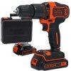 Black & Decker BDCHD18KB Aku príklepová vŕtačka 18V, 2x1,5Ah + kufrík