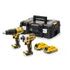 DeWALT DCK2060D2T Kombo sada 18V XR (DCD778 + DCF787), 2x 2,0Ah batéria, kufor Tstak II