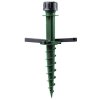 Stojan na plážový slnečník Strend Pro OD-50265, skrutka do zeme, držiak, 22-34 mm