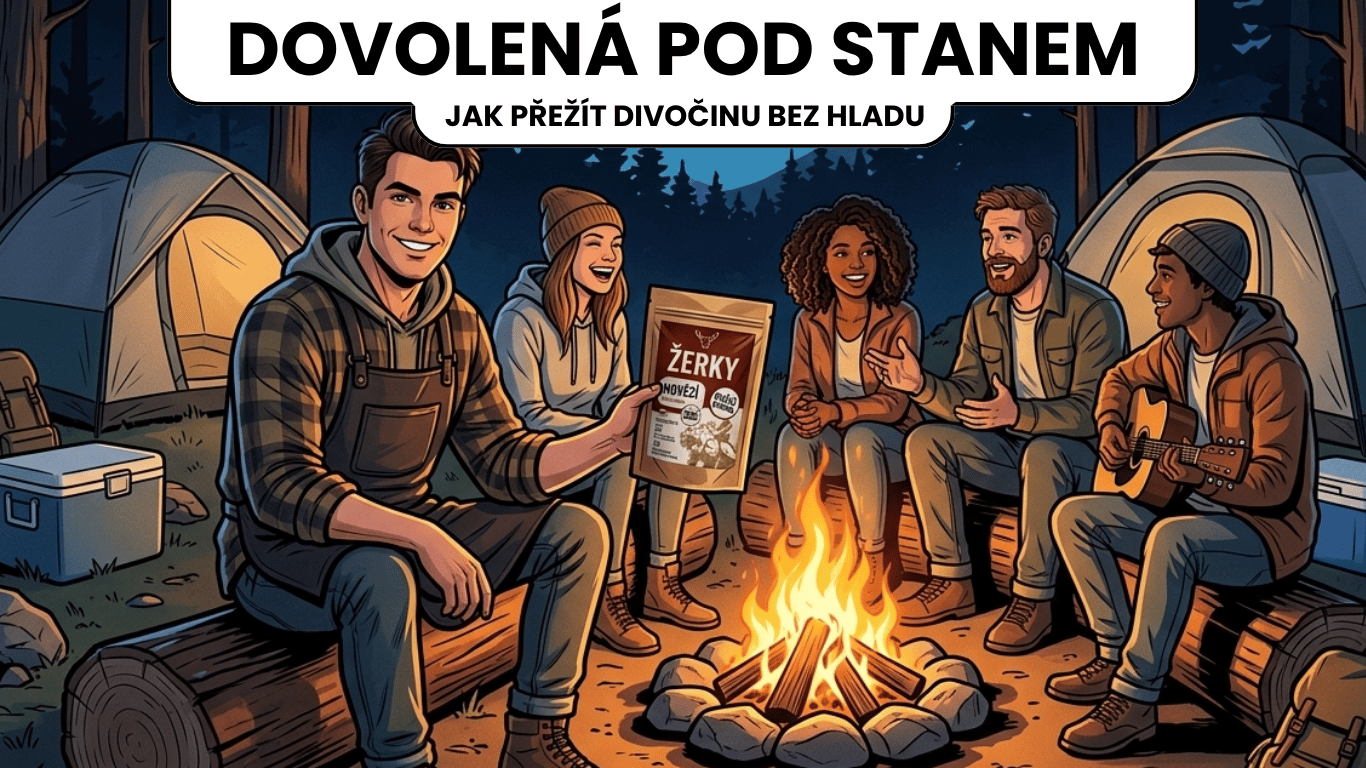 DOVOLENÁ POD STANEM: Jak přežít divočinu, nenatáhnout bačkory z hladu a vykašlat se na zapařenou paštiku