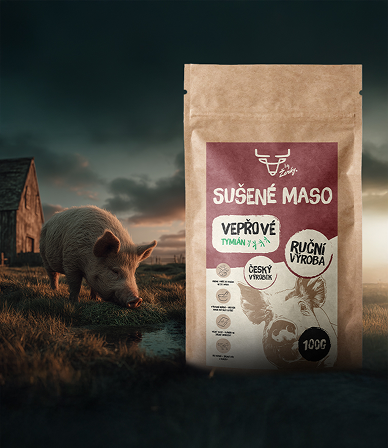 BIO vepřové maso Zerky