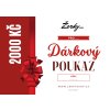 DÁRKOVÝ POUKAZ V HODNOTĚ 2000 Kč