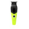 rovra cordless hair trimmer for barbers lime green front view