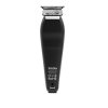 rovra cordless hair trimmer for barbers black handle back view